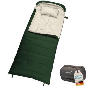 Skandika Oppdal Deckenschlafsack für Erwachsene, 3 Jahreszeiten, leicht und kompakt