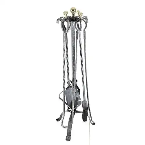 Kaminbesteck Kamino-Trend Kamino-Flam 4-teilig für Kaminreinigung