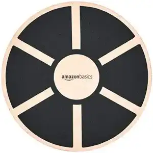 Balanceboard aus Holz von Amazon Basics in Schwarz