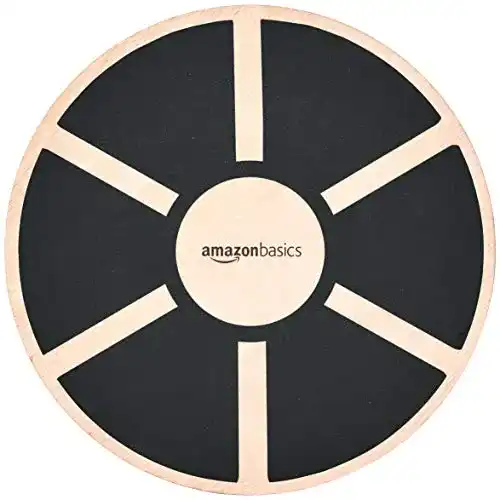 Balanceboard aus Holz von Amazon Basics in Schwarz