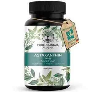Astaxanthin 12 mg vegane Depot-Kapseln aus Mikroalge