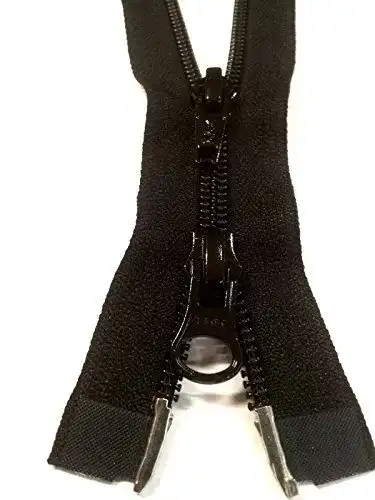 2-Wege Reißverschluss YKK teilbar 70 cm schwarz