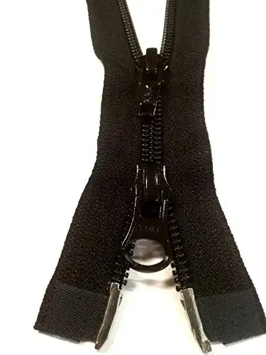2-Wege Reißverschluss YKK teilbar 70 cm schwarz