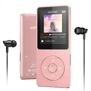 MP3-Player 16 GB Agptek mit Bluetooth 5.0 und Kopfhörern