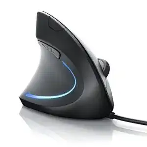 Ergonomische vertikale Maus für Linkshänder von CSL Computer