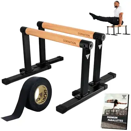 Parallettes Gornation mit Grip Tape für Calisthenics Training