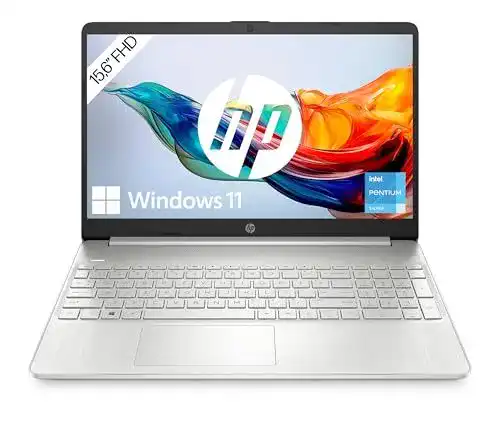 HP Laptop 15,6 Zoll FHD Display mit Intel Pentium bis 500 Euro