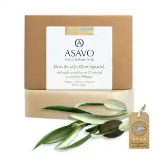 Olivenölseife Asavo Premium – Handgemachte BIO Seife mit extra-nativem Olivenöl