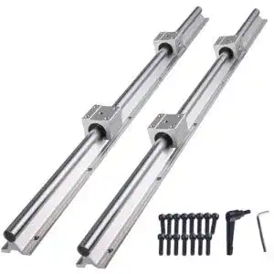 Cncyeah Linearführung Linearschiene 800 mm mit 2 Stück SBR20UU Lagern