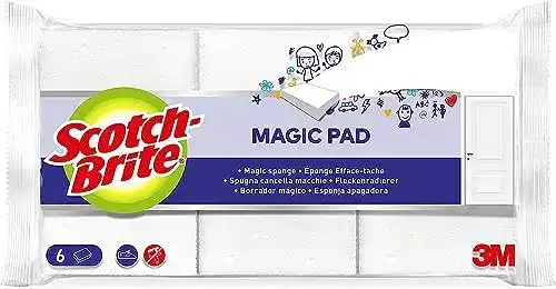 Schmutzradierer Scotch-Brite Magic, 6 Stück Radierschwämme im Test