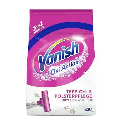 Teppichreiniger Vanish Oxi Action Pulver für Polster und Teppiche 820 g
