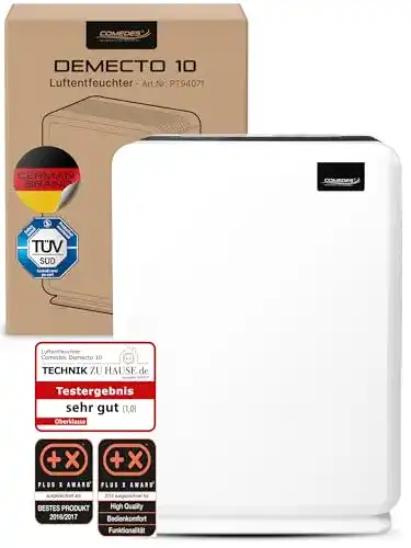Luftentfeuchter Comedes Demecto 10 für Räume bis 40m²