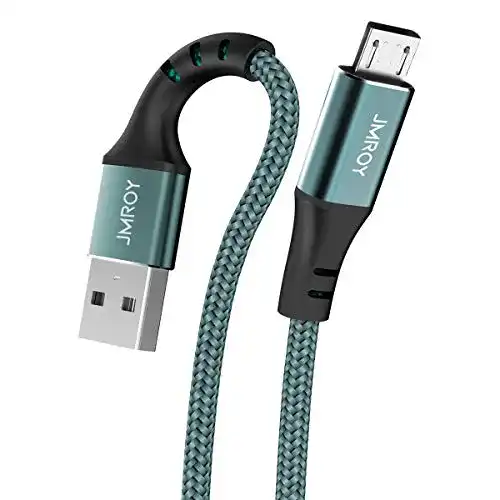 Jmroy Micro USB Schnellladekabel 3 Meter für Android Geräte