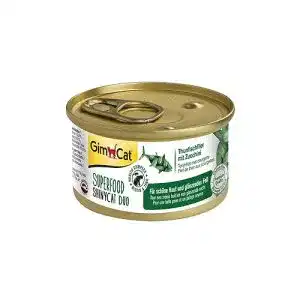 Katzenfutter mit hohem Fleischanteil von GimCat Superfood ShinyCat Duo