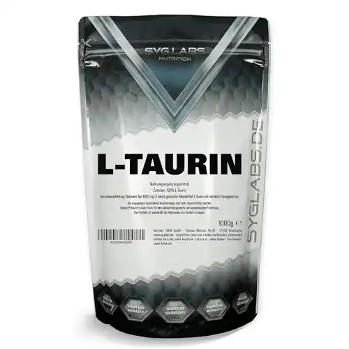 Taurin Syglabs Nutrition Pulver 1000g – Reine Aminosäure ohne Zusatzstoffe