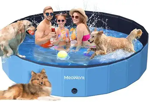 Faltbarer Hundepool von Meowant – große Hundebadewanne