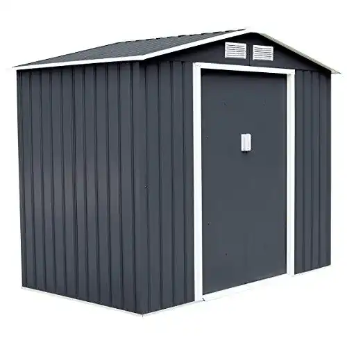 Gartenhaus Metall Gerätehaus COSTWAY mit den Maßen 277x191x192cm