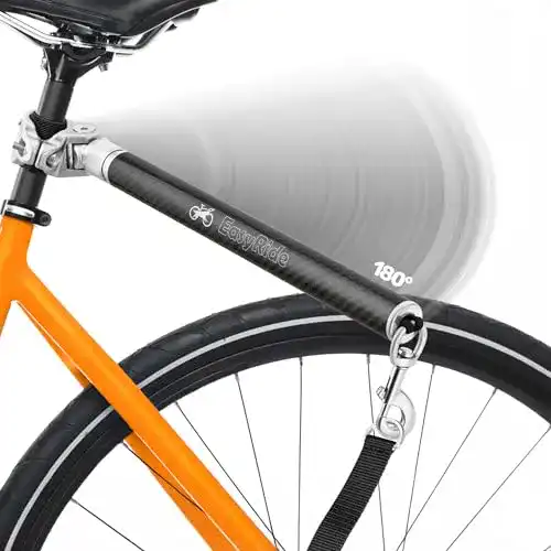 Fahrrad-Leinenhalter Malabi Freihandleine für Hunde mit 180° Bewegungsfreiheit