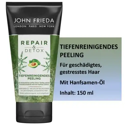 Kopfhautpeeling John Frieda Repair & Detox für geschädigtes Haar 150 ml