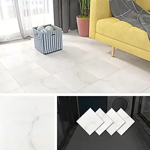 Laminat Livelynine PVC Bodenbelag selbstklebend in Fliesenoptik