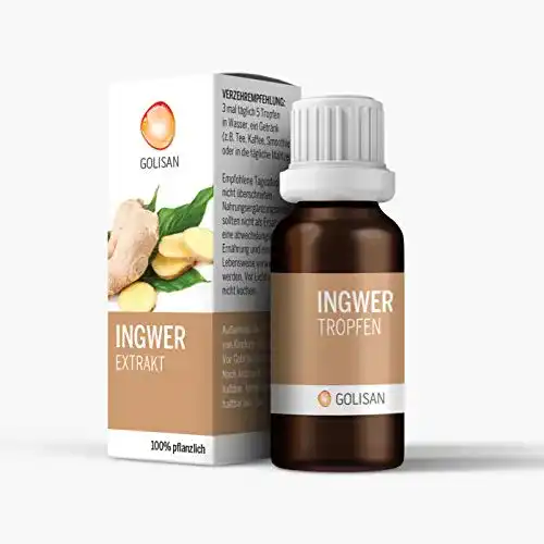 Golisan Ingwertropfen – Premium Ingwer Extrakt aus Deutschland