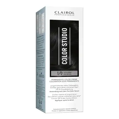 Schwarze Haarfarbe Clairol Professional Color Studio Permanente
