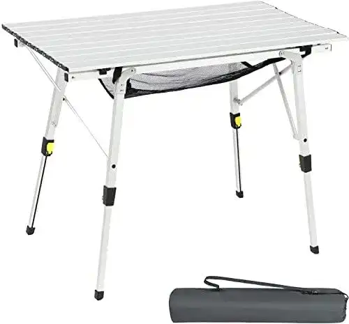 Höhenverstellbarer Campingtisch von Portal, faltbar und leicht
