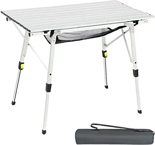 Höhenverstellbarer Campingtisch von Portal, faltbar und leicht
