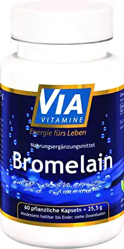 Bromelain 1200 GDU/g hochdosiert – 60 vegane Kapseln