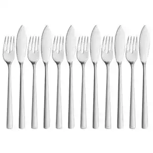 Fischbesteck WMF Corvo 12-teilig für 6 Personen