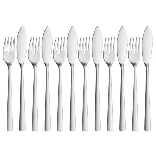 Fischbesteck WMF Corvo 12-teilig für 6 Personen