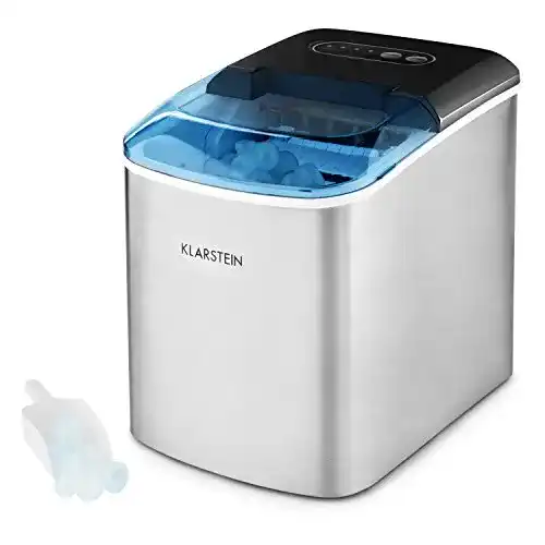 Klarstein On-The-Rocks Eiswürfelmaschine mit 12 kg Eis pro Tag