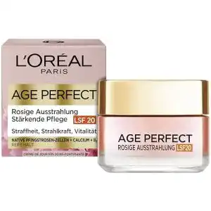 L’Oréal Paris Rosé Tagespflege Gesichtscreme mit LSF 20 für Frauen