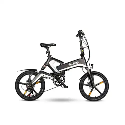 Jeep Fold E-Bike FFR 7050 mit 20 Zoll Laufrädern und Shimano 7-Gang