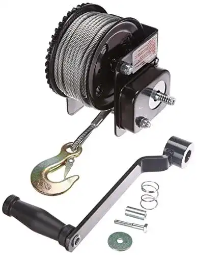 Handseilwinde Kerbl mit 20 m Seil und 5 mm Durchmesser