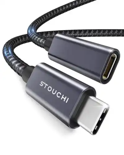 USB-C Verlängerungskabel Stouchi 1,8m für Datenübertragung und Aufladung