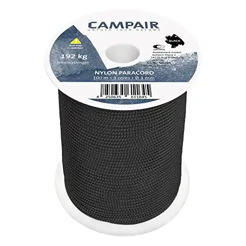 Wäscheleine CampAir 100m aus reißfestem Nylon Paracord