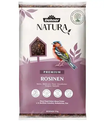 Rosinen für Vögel – Dehner Natura Premium Wildvogelfutter 5 kg