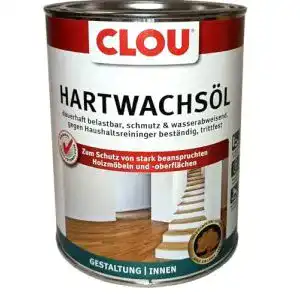 Clou Hartwachsöl farblos 0,750 L für Holzpflege