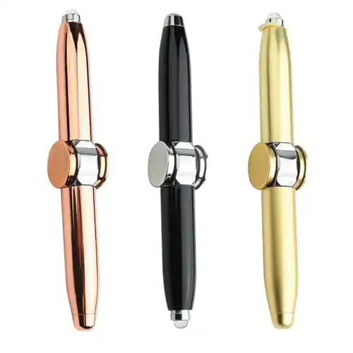 Spinning-Pen Aouzovli Fidget Pen Set mit LED-Licht