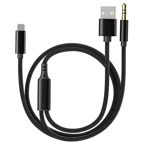Lightning auf Klinke Targetgo Aux-Kabel für iPhone und iPad