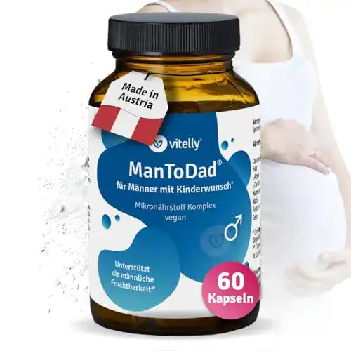 Vitelly ManToDad Kinderwunsch-Tabletten für Männer zur Spermienproduktion
