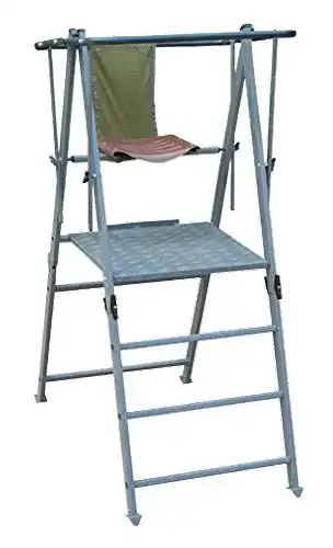 Ansitzleiter Fritzmann Jäger Ansitzstuhl 1,5m Aluminium Hochsitz