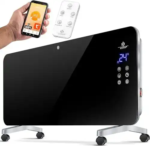 Mobile Elektroheizung Kesser Elektro Glasheizung Konvektor