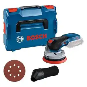Bosch Exzenterschleifer GEX 18V-125 Akku mit Schleifteller und Zubehör