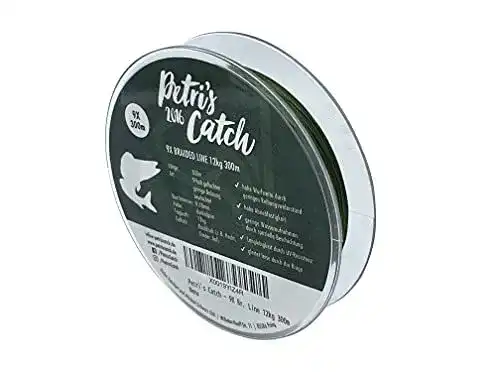 Monofile Angelschnur Petri’s Catch 2016 9-fach geflochten, 300m