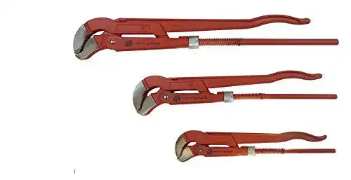 Rohrzangen EKR Hoga set, S-Maul, 3-tlg, 1″ 1,5″ 2″ Zoll, Eck