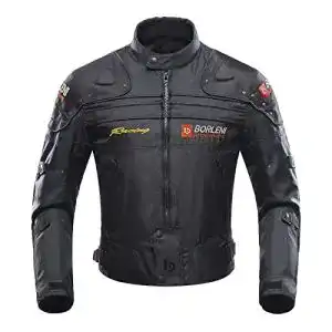 Motorradjacke für Herren von Borleni – Winddicht mit Protektoren