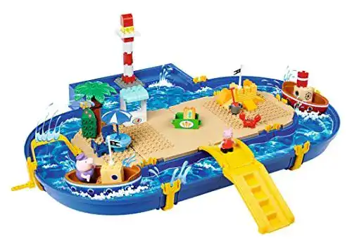 Wasserbahn von BIG Spielwarenfabrik – Peppa Pig Urlaubserlebnis