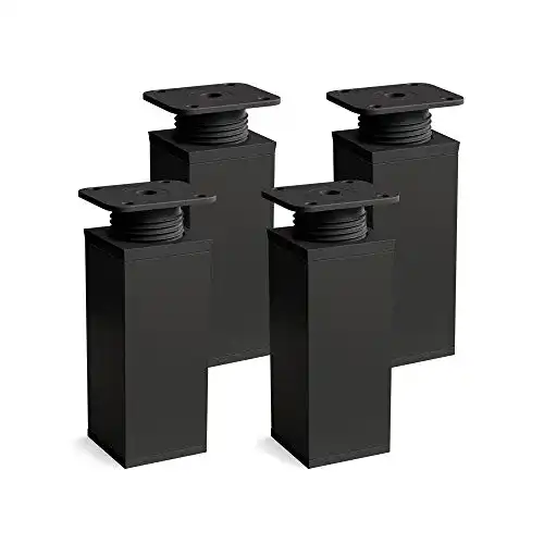 Möbelfüße Sossai Design MFV1, 4er Set, 40 x 40 mm, höhenverstellbar